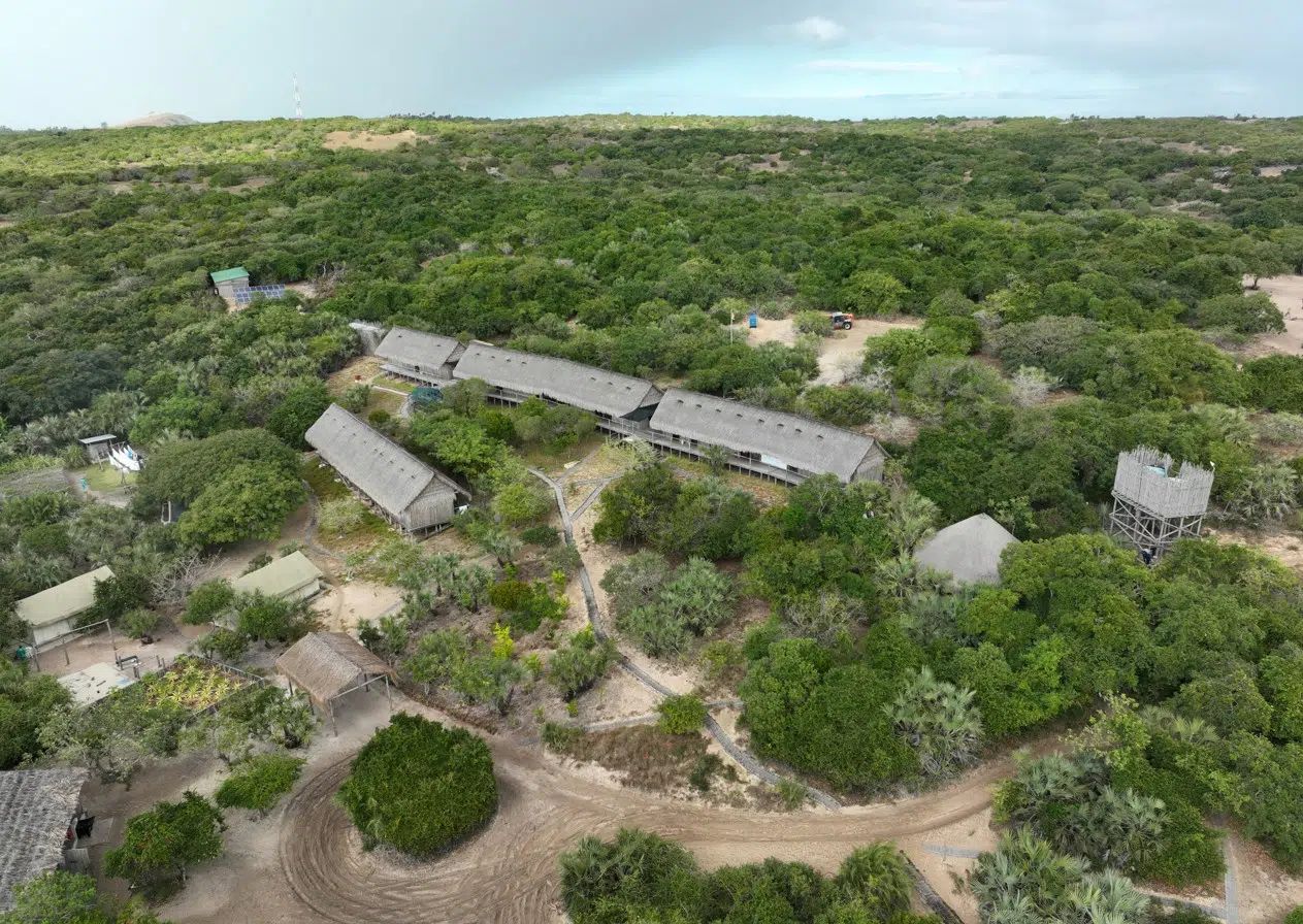 Seen here, the aerial view of the field marine station for BCSS. [Photo credits @BCSS/Orlando Miranda_Salvador Colvee]