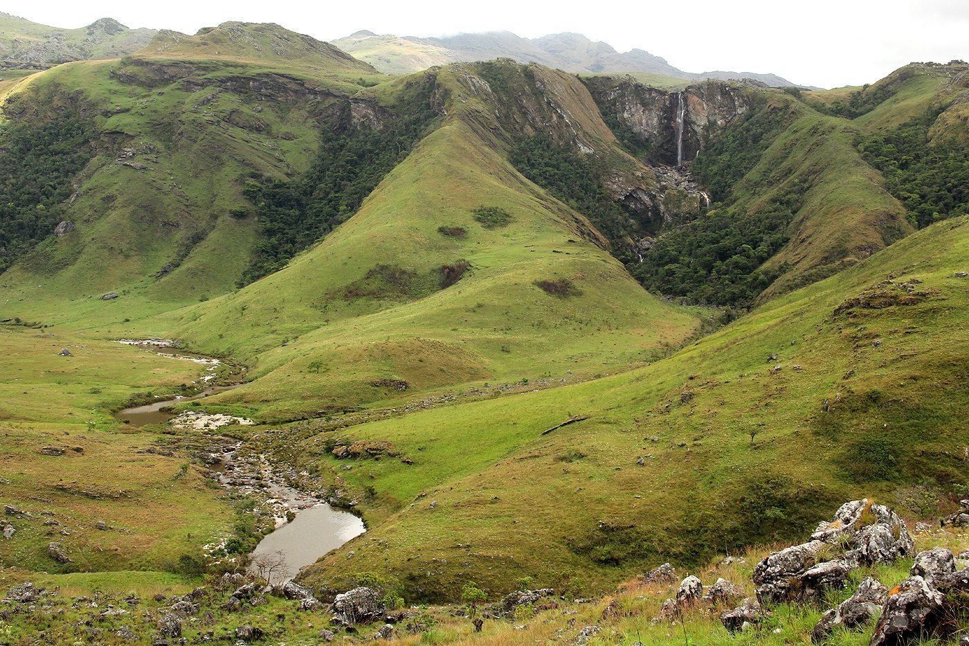 Tucker’s Falls in the Chimanimani Mountains, Mozambique