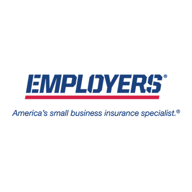 Employers logo with blue text and red underline, reading “America’s small business insurance specialist.”