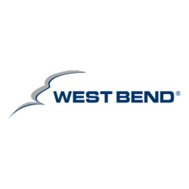 West Bend logo in blue and gray on a white background