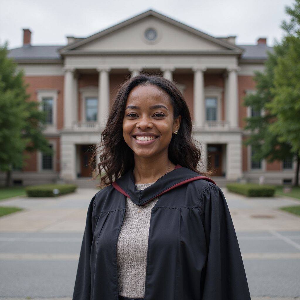 Zimbabwe student celebrating academic success and study abroad with Prestige Scholar.