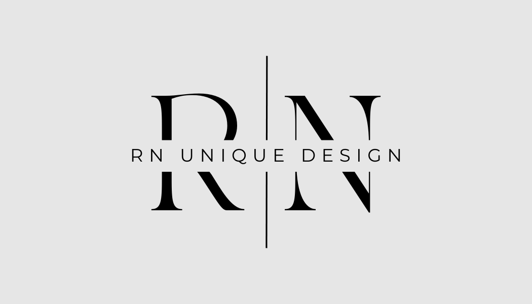 Een logo voor een bedrijf genaamd rn uniek ontwerp