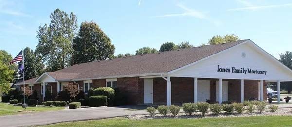 Exterior view of Jones Family Funeral and Cremation Service