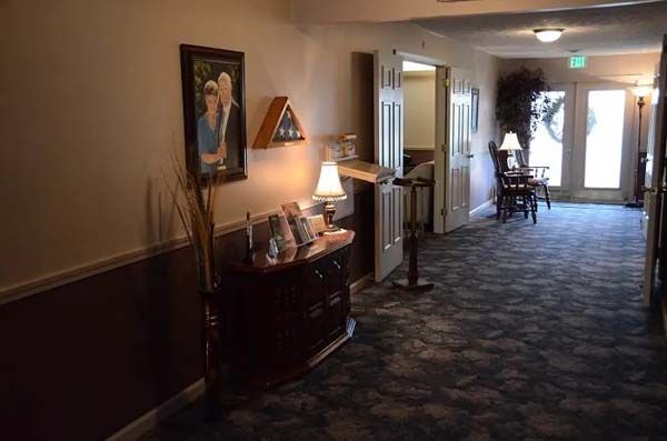 Hallway of Jones Family Funeral and Cremation Service