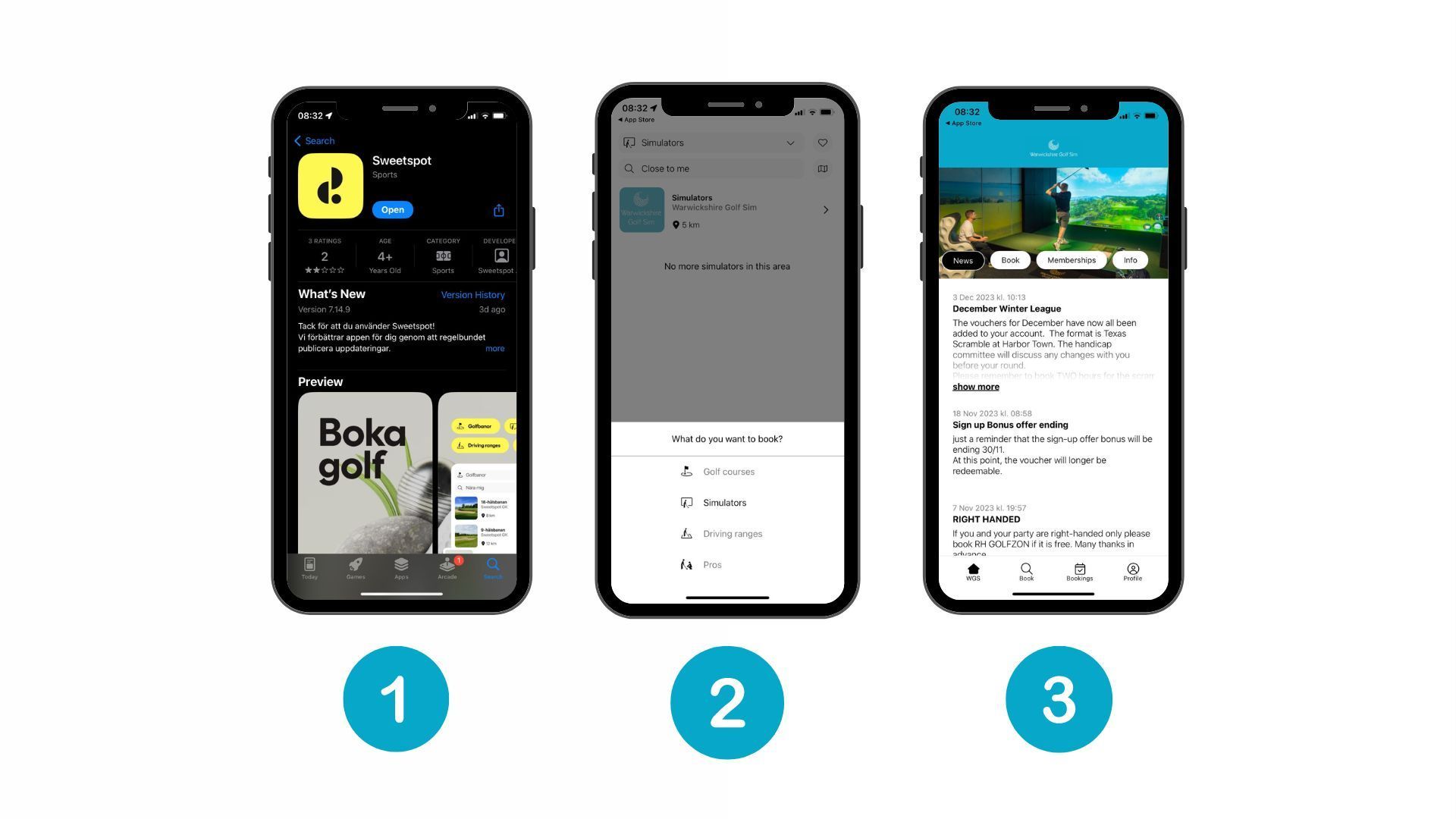 Warwickshire Golf Sim App