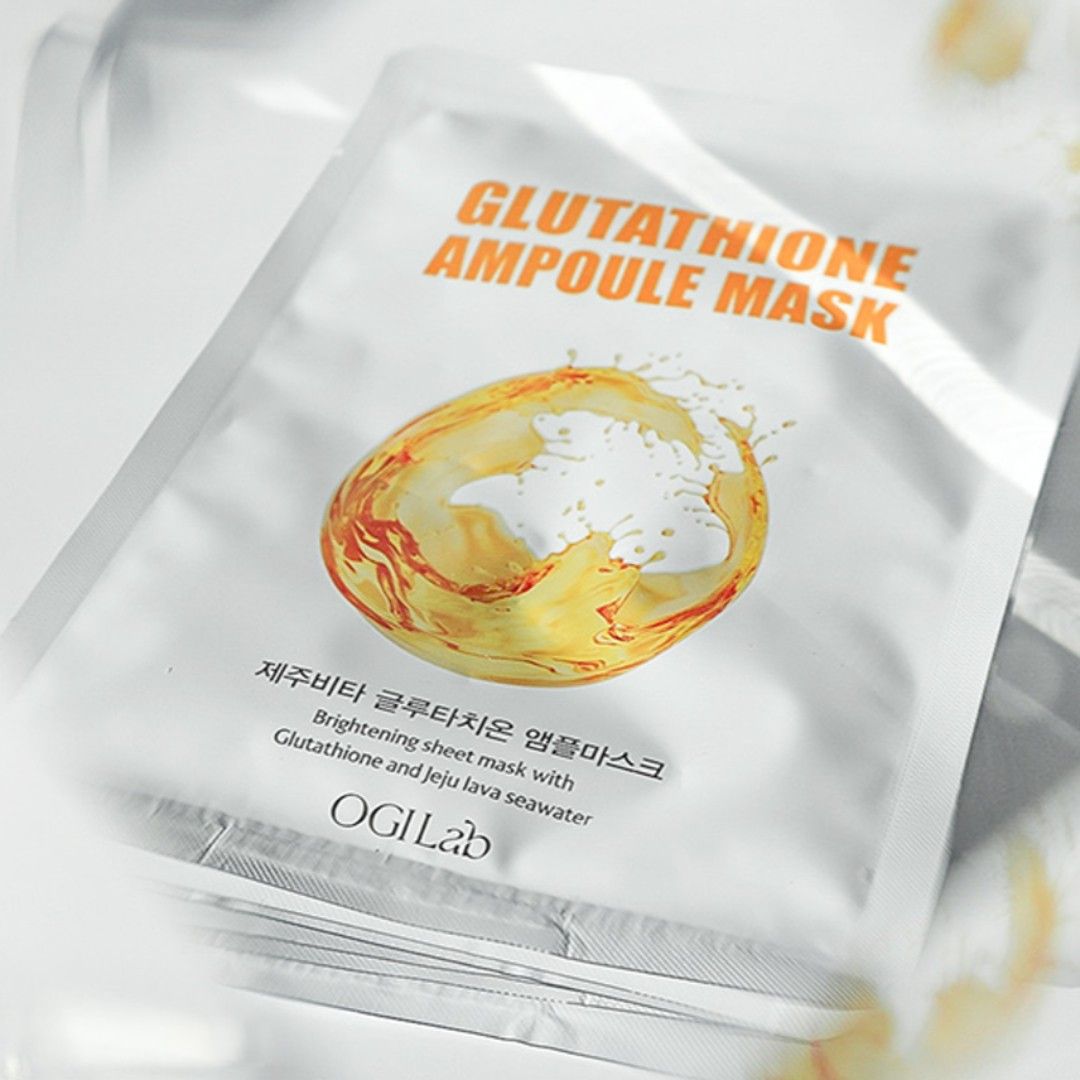 glutathione ampoule mask Genabelle Glutathione Brightening Ampoule Mask 25ml — OoshTush