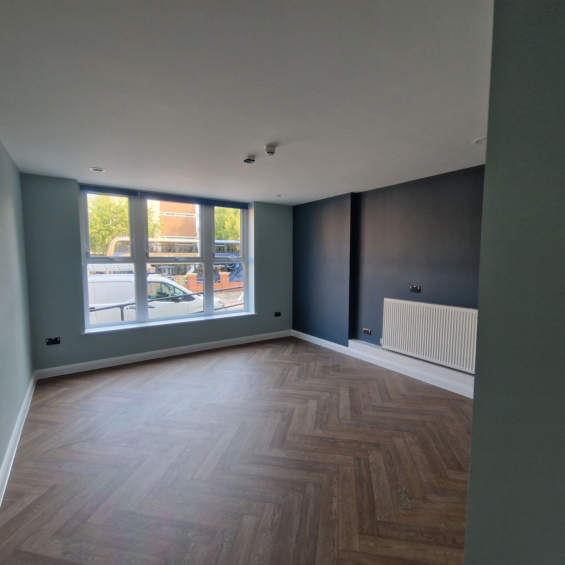 Redecorated lounge in property in Gloucester 