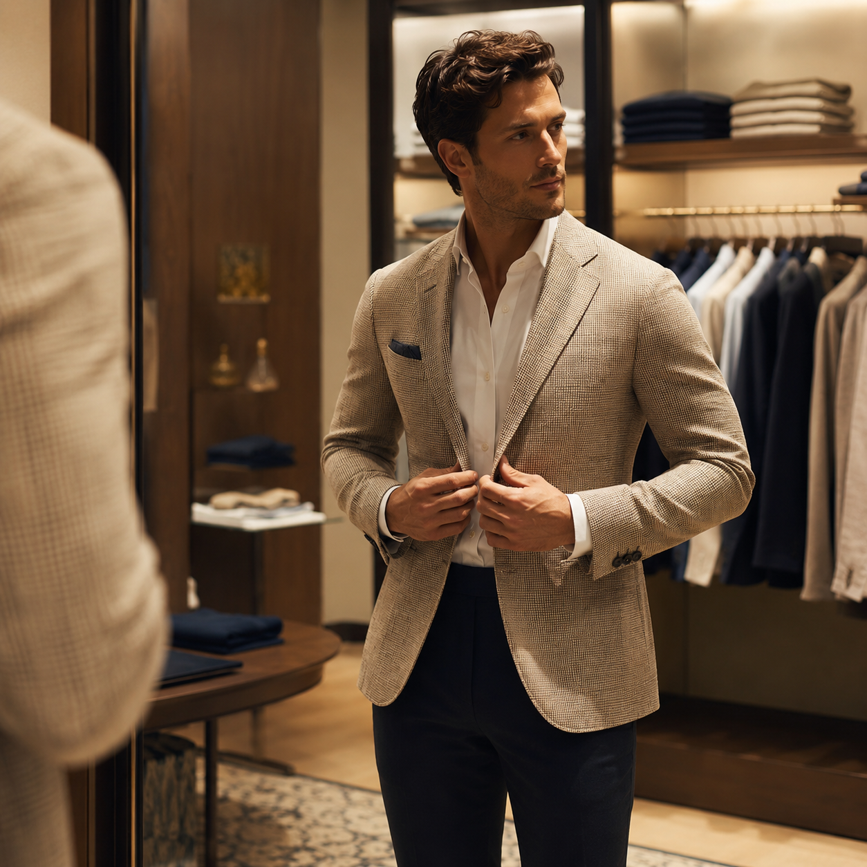 men's apparel store