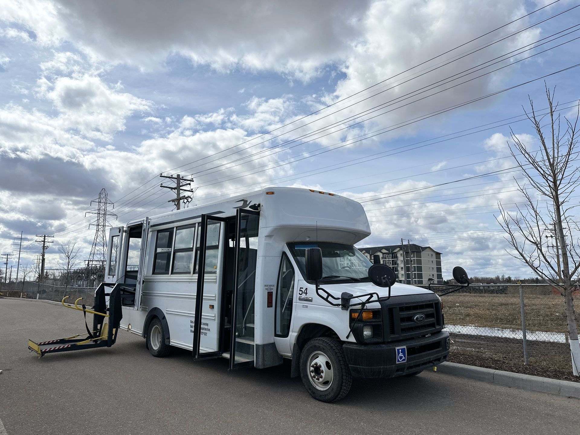 Handicap Bus from Budget Rent A Car Winnipeg