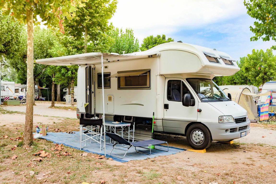 Emplacement pour camping-car