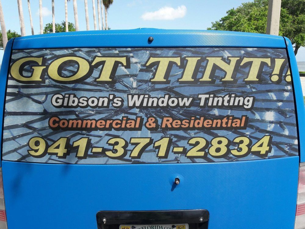 Blue truck sign for 