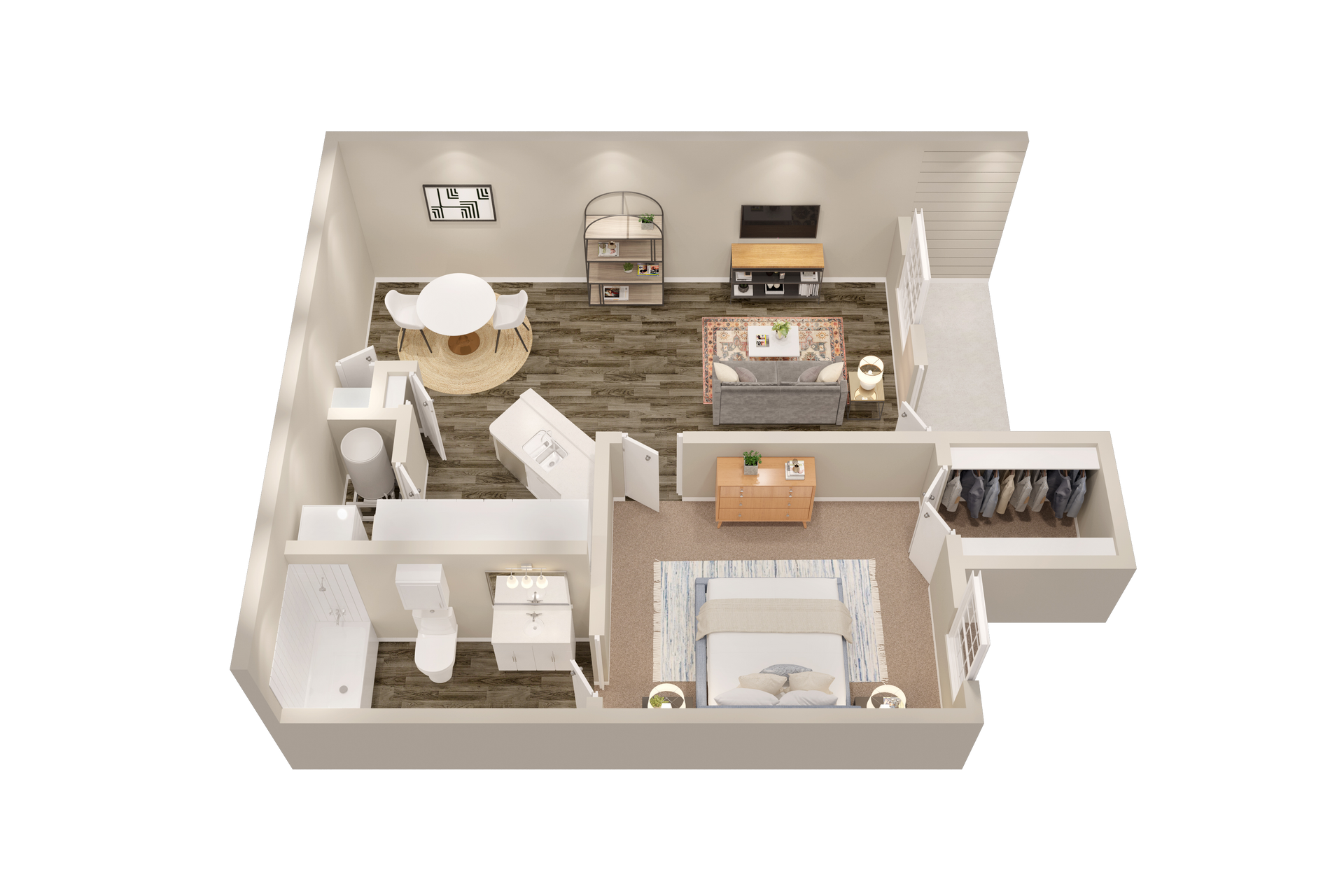 Floor Plan: Studio · 1 Bath · TBD.