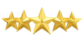 Five gold stars.