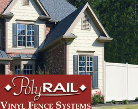 PolyRail Vinyl Fence