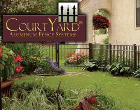 Courtyard Aluminum Fence