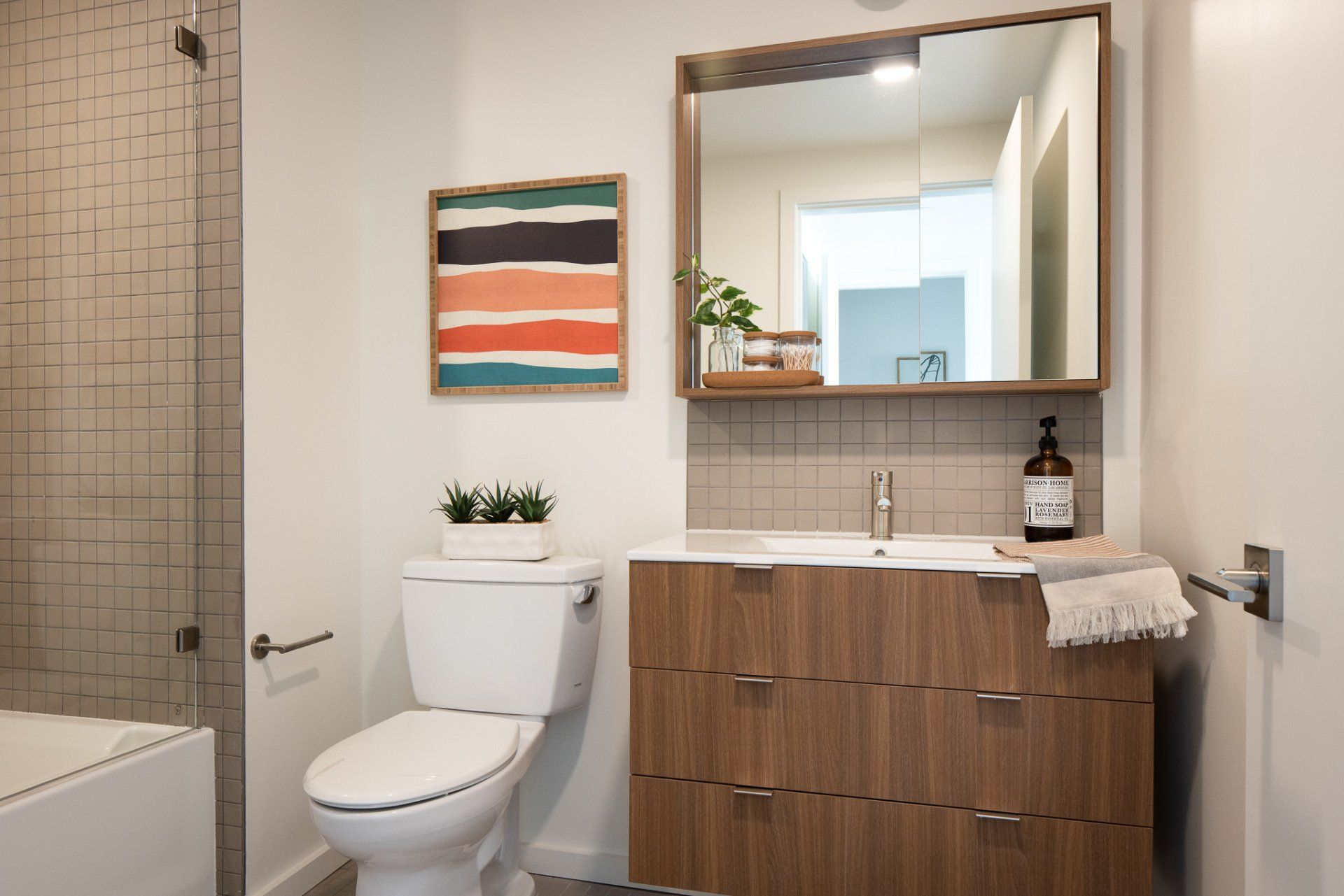 modern 2-bedroom apartment in LA Frame Downtown Culver City with bright natural light and modern interiors.