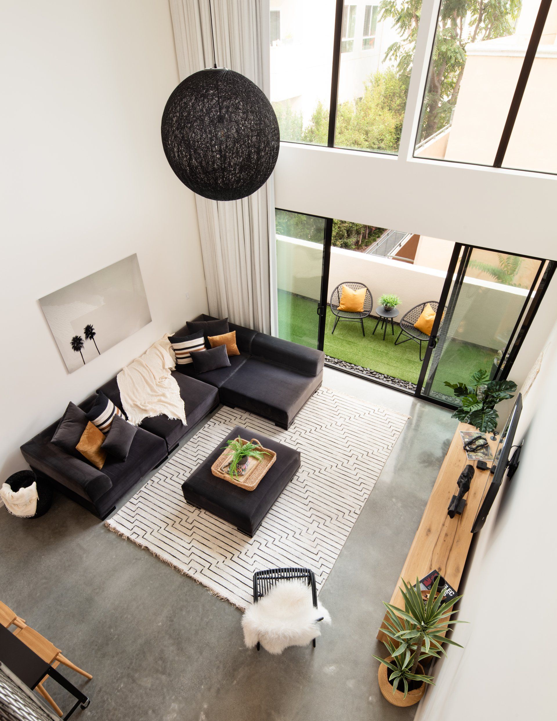 mar vista large loft living room