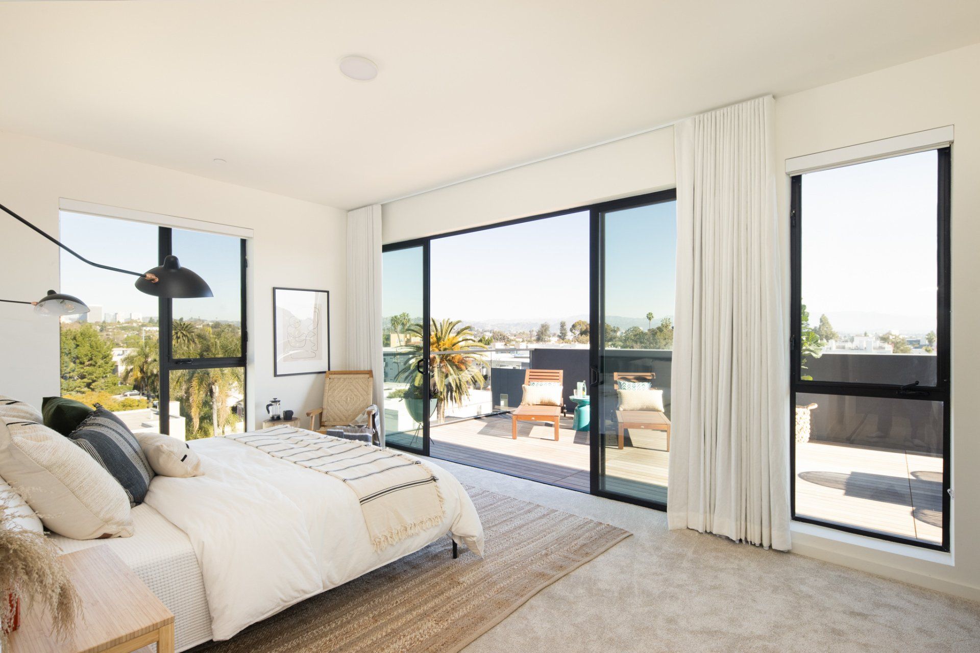 modern 3-bedroom apartment in LA Frame Downtown Culver city with bright natural light and modern interiors.