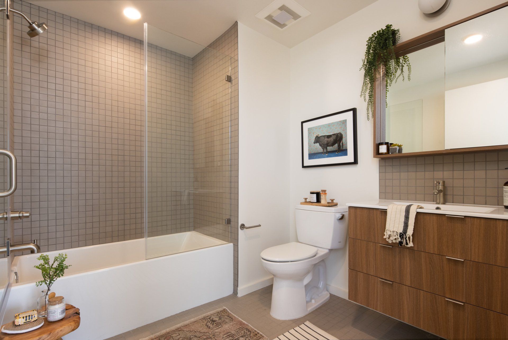 modern 3-bedroom apartment in LA Frame Downtown Culver city with bright natural light and modern interiors.