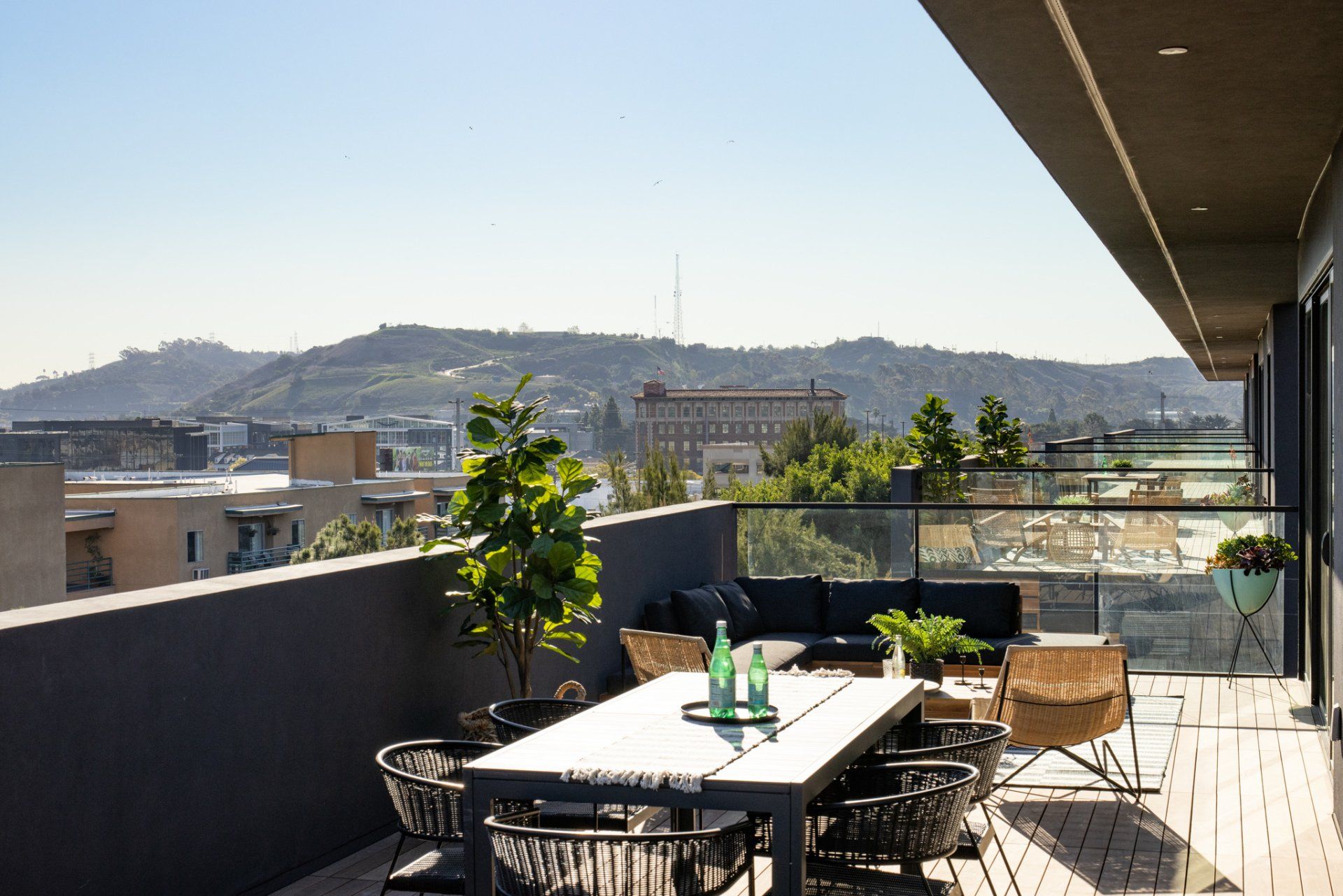 modern 3-bedroom apartment in LA Frame Downtown Culver city with bright natural light and modern interiors.
