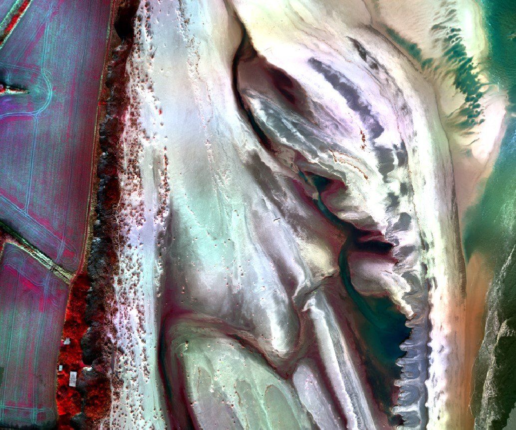Multispectral survey for sedimentation analysis