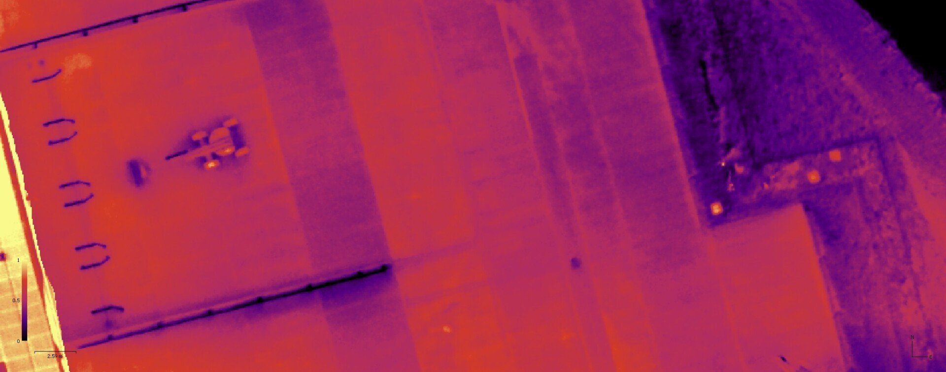 Industrial estate buildings Thermal Image