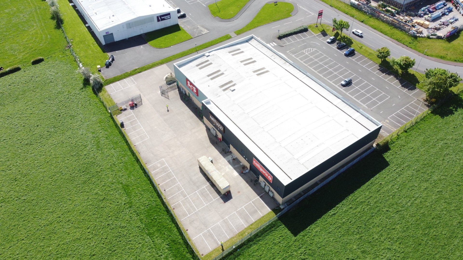 Industrial building roof survey
