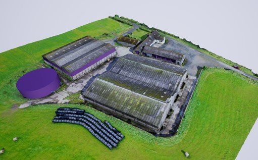 Games engine model from photogrammetry