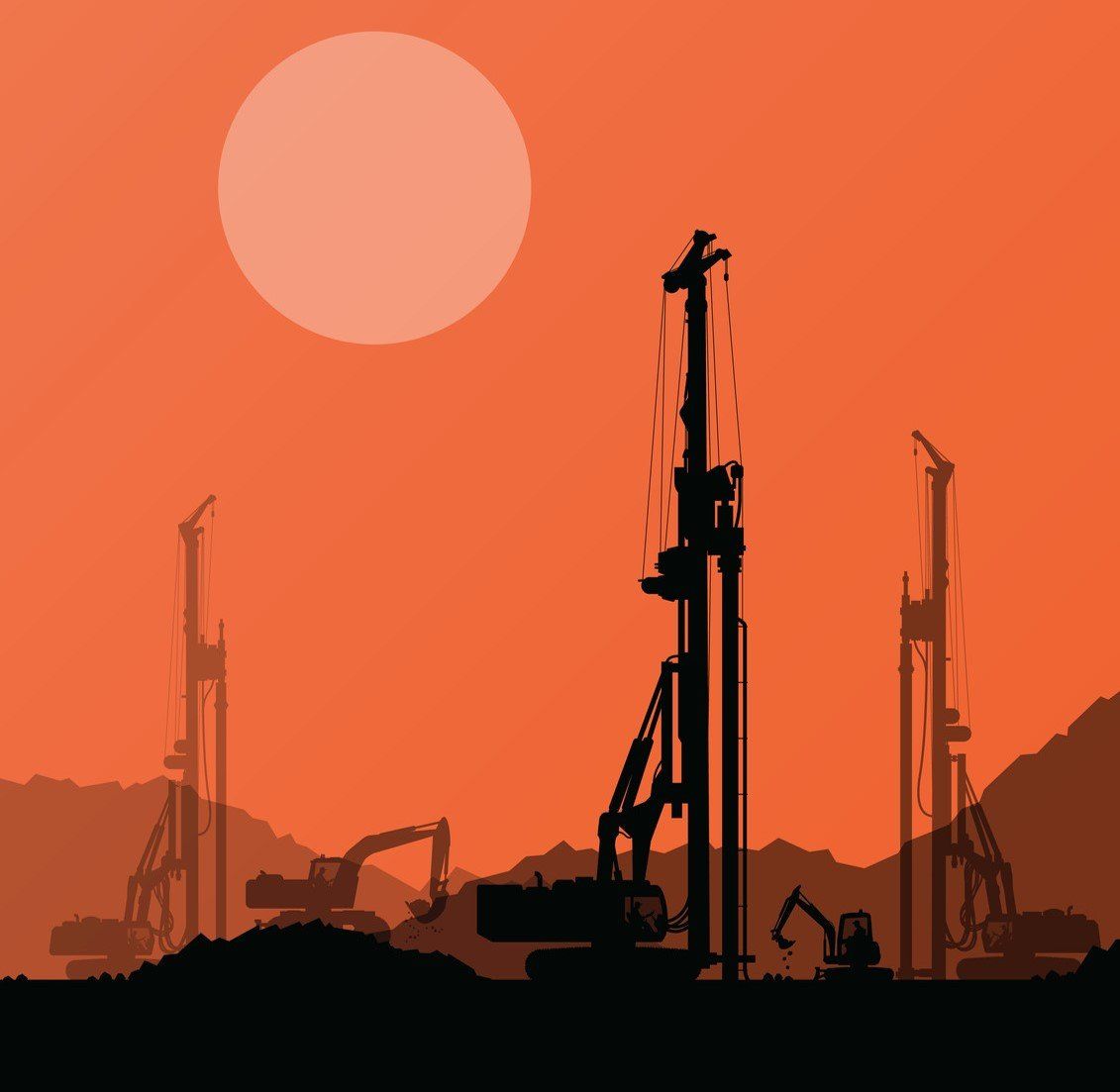 Geotechnical investigation graphic