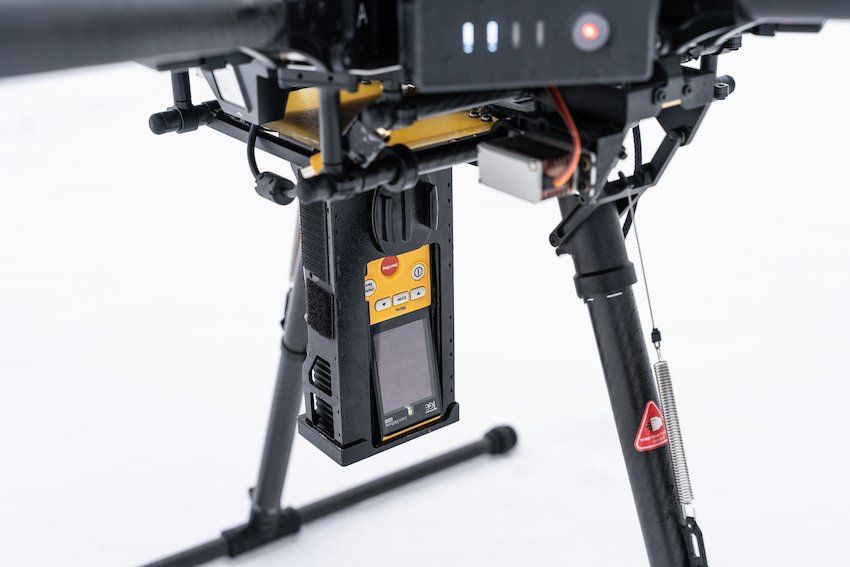 Gas detection payload on an m600