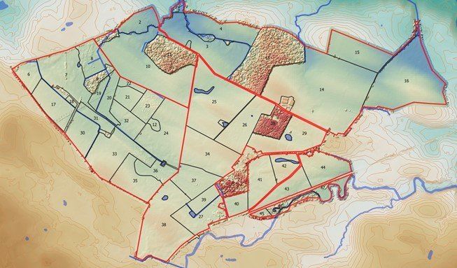 Drainage and water feature mapping