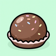 brigadeiro gourmet cartoon