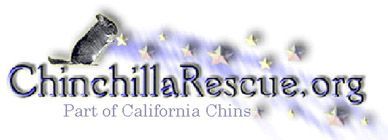 ChinchillaRescue.org logo with a chinchilla and the tagline “Part of California Chins”