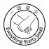 Circular black-and-white logo reading “Parchment Stars” around crossed quill pens.
