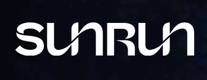 Stylized white logo text on a black background