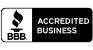 BBB Accredited Business black-and-white badge logo