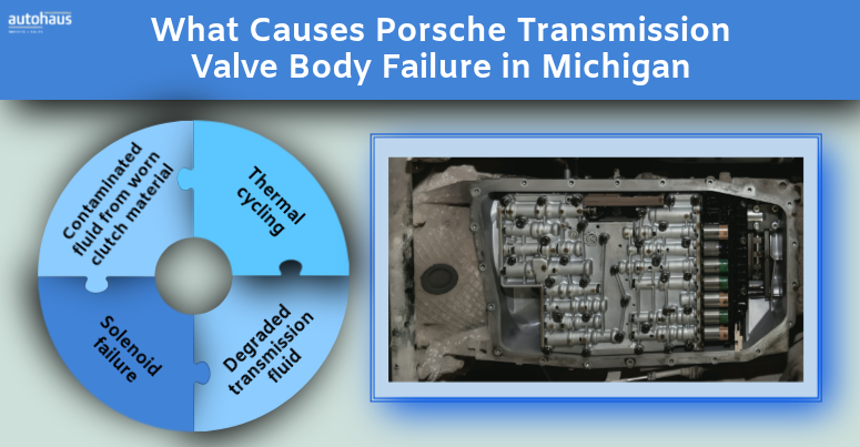 What Causes Porsche Transmission Valve Body Failure in Michigan | Autohaus Service & Sales