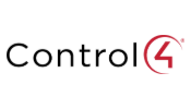 Control4 logo: Black text with a red number 4 inside a red circle.