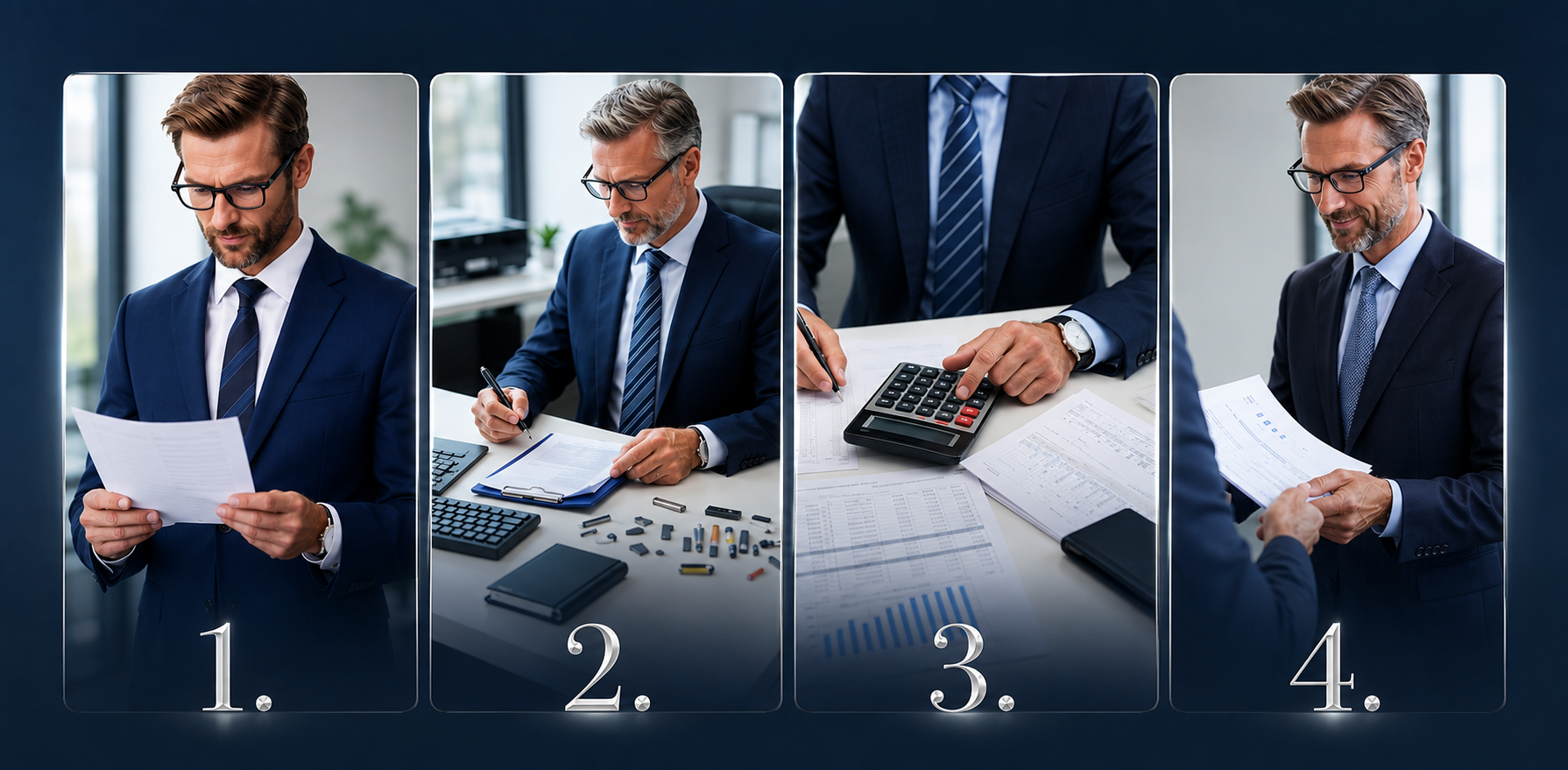 Infographic: hoe werkt een executeur bij een nalatenschap in 4 stappen