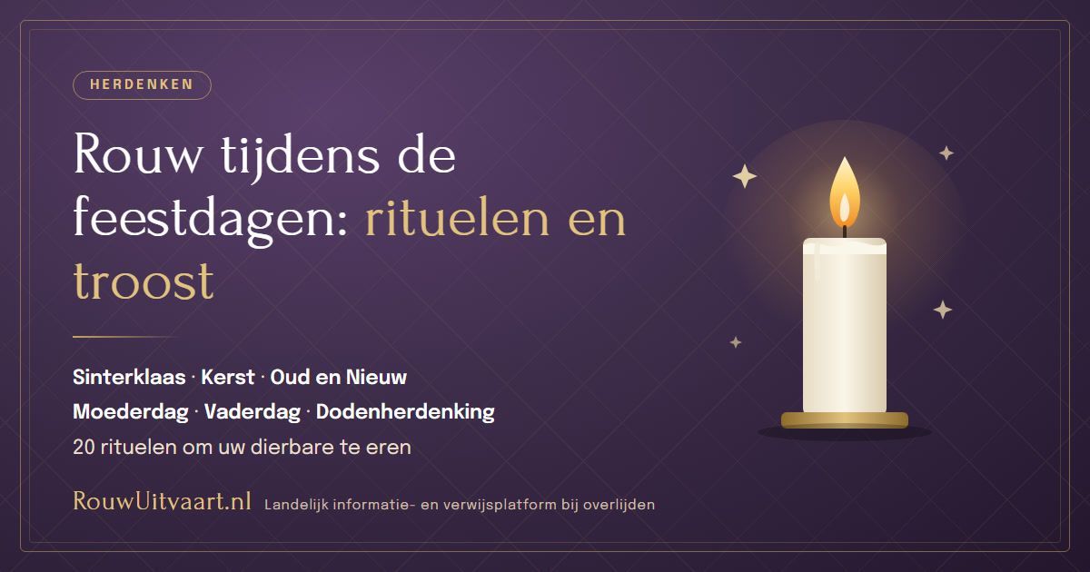 Ik mis je herdenken met kaarsen en rituelen
