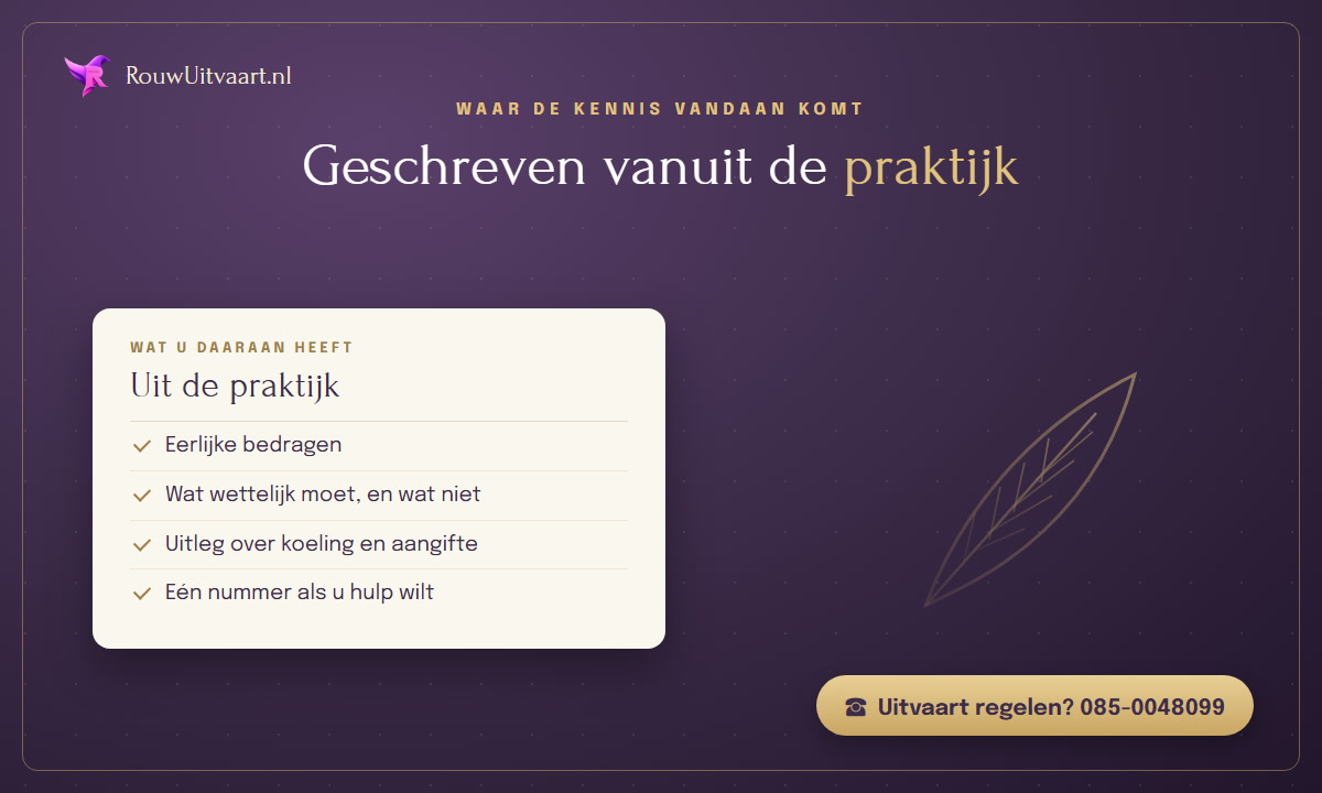 Geschreven vanuit de praktijk