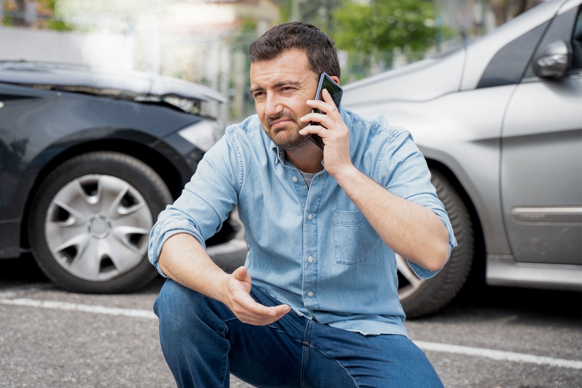 Man Got Into a Car Accident