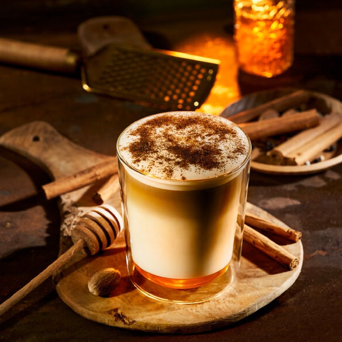 Cà phê Latte mật ong thức uống cà phê sữa thơm ngon, hoàn hảo