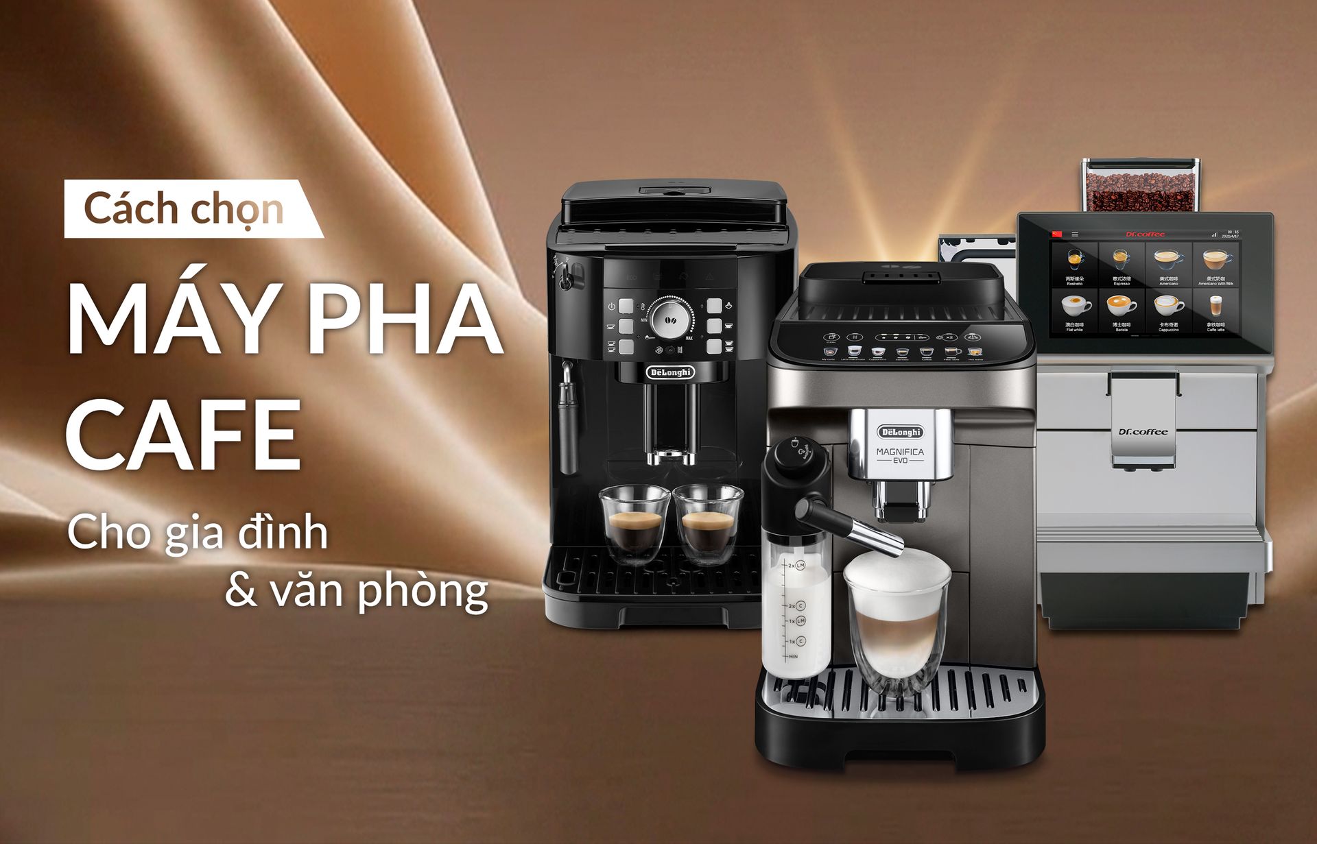 Cách Chọn Máy Pha Cafe Cho Gia Đình Và Văn Phòng