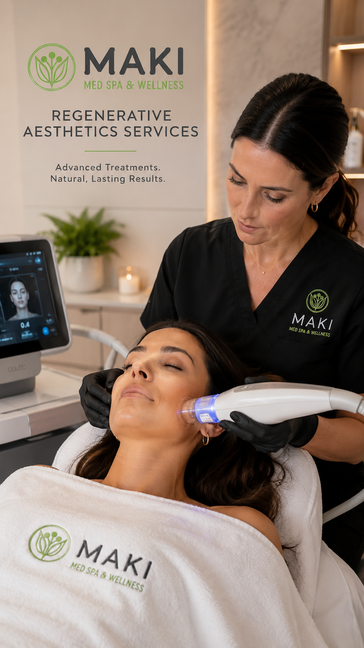 A woman is getting a facial treatment at a beauty salon.