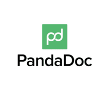 The pandadoc logo is green and black on a white background.