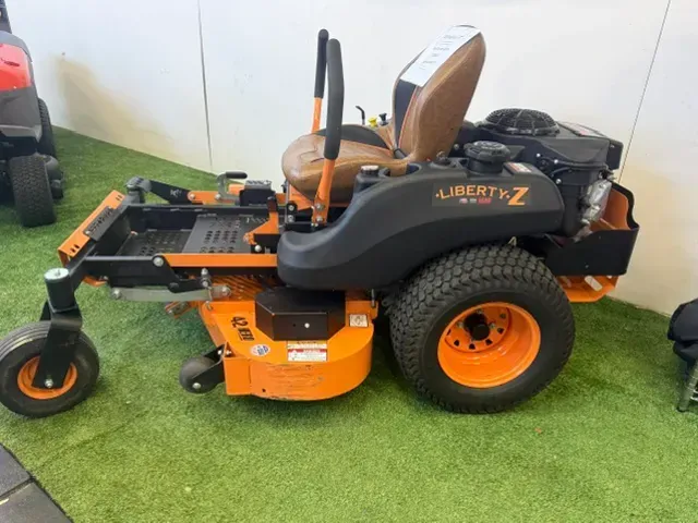 Orange and Black Liberty Z Zero-turn Mower — Lift It Equipment in Tuggerah, NSW