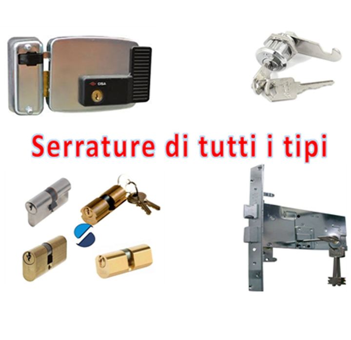 vari tipi di serrature