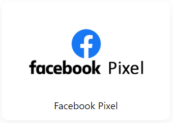 Facebook pixel logoet er på en hvid baggrund.