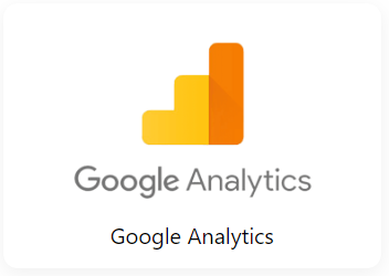 Et google analytics-logo med en graf på.